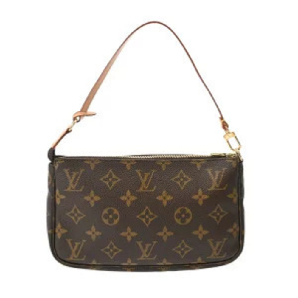 Louis Vuitton Monogram Pochette Accessoires Brown Canvas Accessory Pouch
